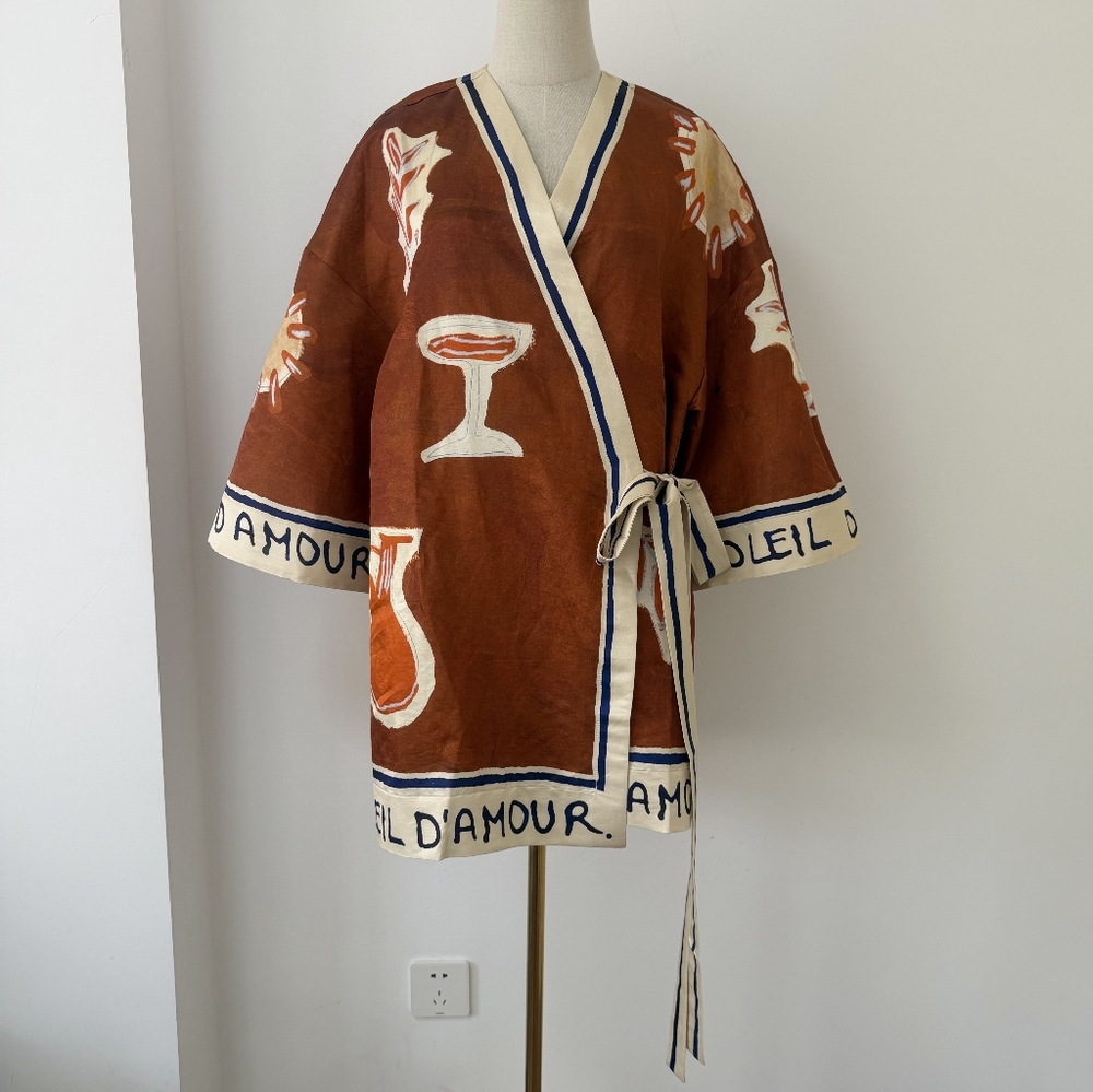 Alemais soleil d'amour wrap mini dress - Picture 8 of 14